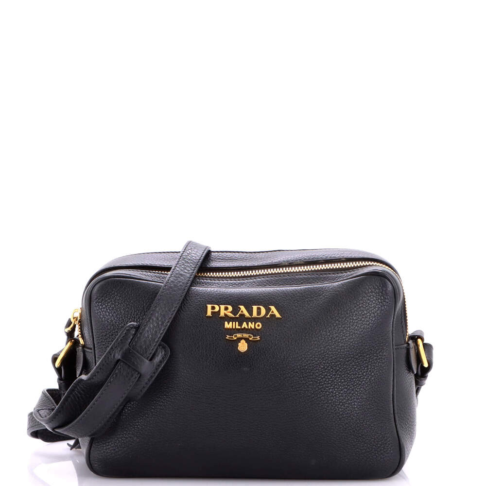 Prada Double Zip Camera Bag Vitello #247922P11B